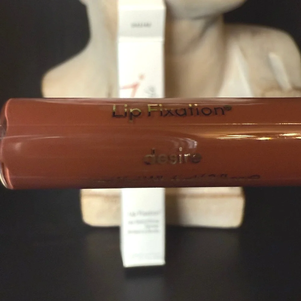 Jane Iredale Lip Fixation Lip Stain and Gloss Duo Desire New in Box 0.2 fl oz